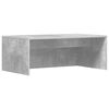 vidaXL Stenska miza Betonsko siva Inženirski les 80 x 45 x 30 cm
