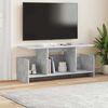 vidaXL TV stojalo Betonsko siva 102 x 35 x 45 cm Konstruiran les