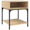 vidaXL Nočna mizica sonoma hrast 40x41x50 cm inženirski les