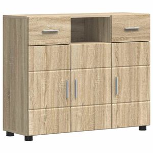 vidaXL Lesena omara Sonoma hrast 88,5 x 30,5 x 73 cm Konstruiran les