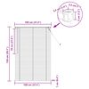vidaXL Venecijanska žaluzija Prilagodljiva Bela 150 x 100 cm PVC