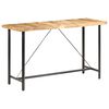vidaXL Barska miza 180x70x107 cm robusten mangov les