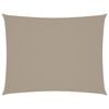 vidaXL Senčno jadro oksford blago pravokotno 3x4,5 m taupe