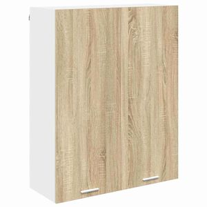 vidaXL Viseča omarica Sonoma hrast 80 x 31 x 100 cm Inženirski les