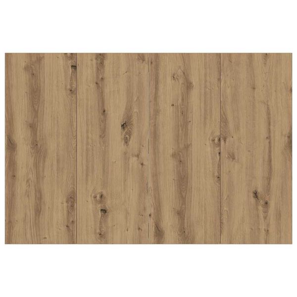 vidaXL Posteljno vzglavje artisan hrast 120x1,5x80 cm konstruiran les