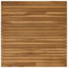 vidaXL Nepremična povr&scaron;ina 80 x 80 x 3,5 cm Kvadrat Trden tikov les