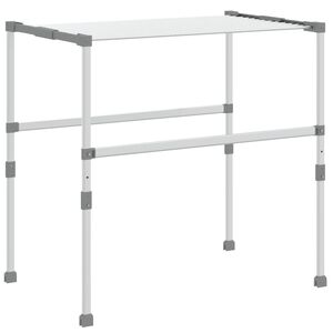vidaXL Su&scaron;ilnik za perilo 83x(50-55)x(40-85) cm aluminij