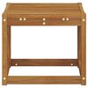 vidaXL Stolček klop Naravna 43 x 43 x 37 cm Masiven les akacije