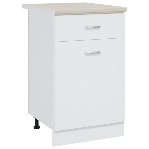 vidaXL Kuhinjski pult krem 50x60x2,8 cm iverna plo&scaron;ča