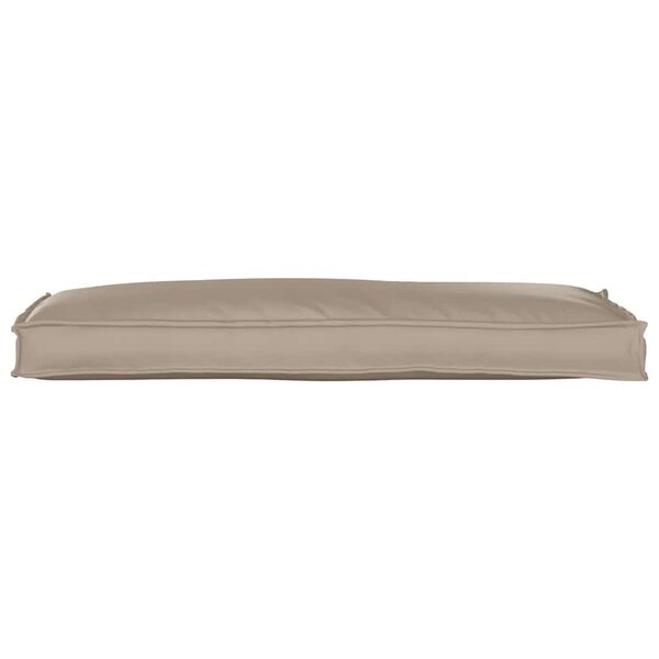 vidaXL Blazina za klop palete Taupe 110 x 40 x 8 cm Oxford tkanina