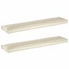 vidaXL Set blazin za palete 2 kos Oxford blago krema 180 x 40 x 8 cm
