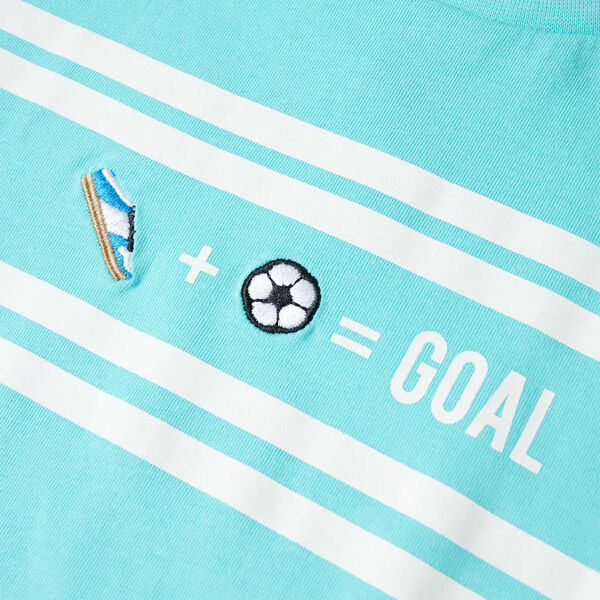 Otro&scaron;ka majica s kratkimi rokavi turkizna 116