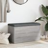 vidaXL Klop za shranjevanje siva sonoma 82x42x45 cm inženirski les