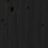 vidaXL Zunanja kuhinjska omarica črna 55x55x92 cm trdna borovina