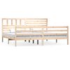 vidaXL Posteljni okvir 180x200 cm trden les