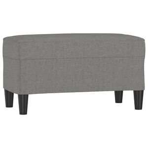 vidaXL Klop temno siva 70x35x41 cm blago