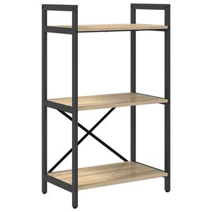 vidaXL Knjižna polica 3 ravni 56 x 34 x 96 cm Inženirski les