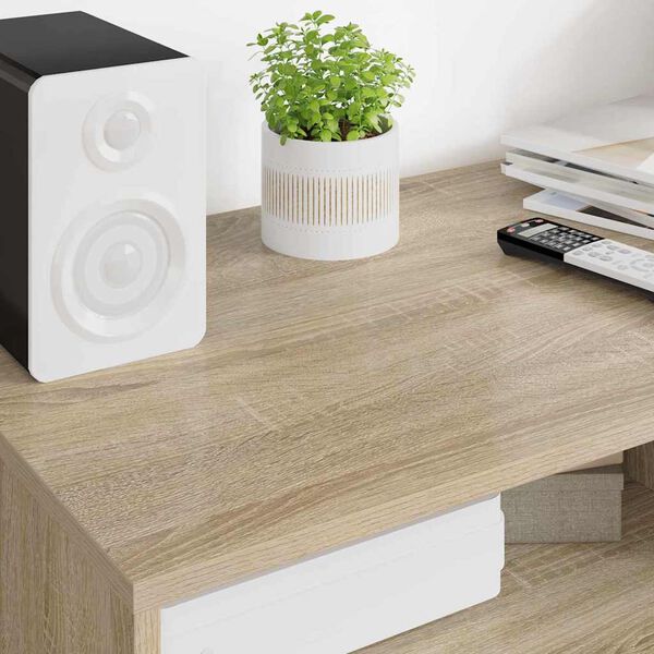 vidaXL TV omarica Sonoma hrast 100 x 48 x 43 cm Konstruiran les