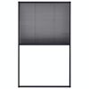 vidaXL Plise komarnik za okna aluminij antraciten 120x160 cm