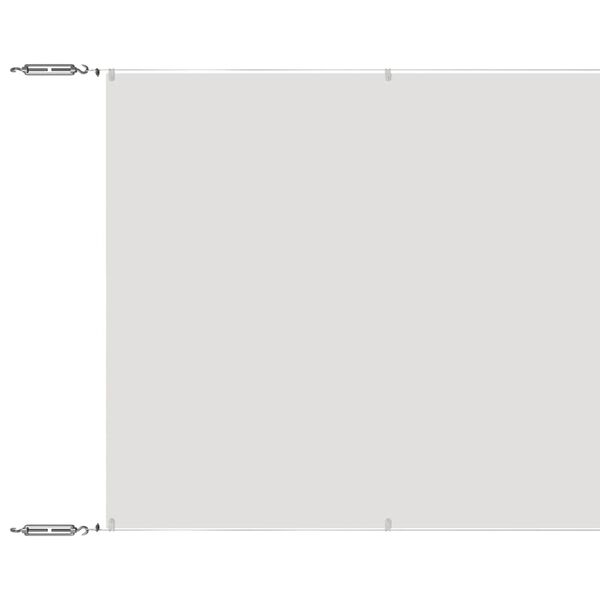 vidaXL Vertikalna markiza bela 60x1000 cm tkanina oxford