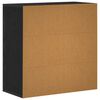 vidaXL Strani &scaron;al Črna Orehovina 79 x 38 x 80 cm Konstruiran les