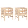 vidaXL Vrtni stol 2 kosa 61,5x53x71 cm trdna borovina