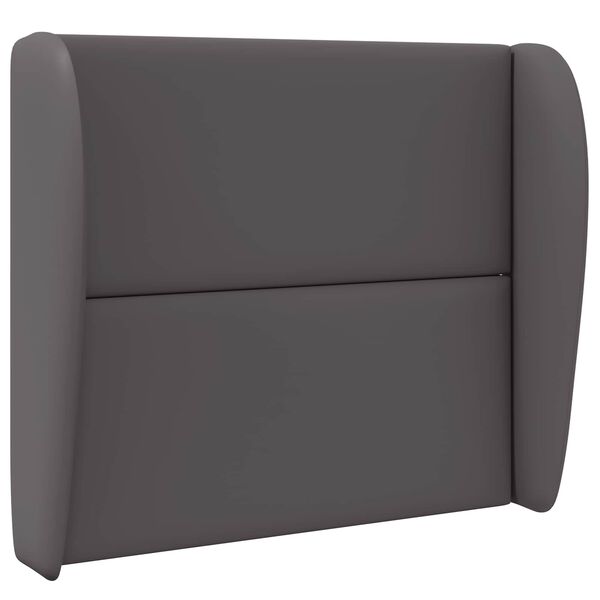vidaXL U&scaron;esni vzglavnik Dim Siva 80 x 23 x 6 cm PVC