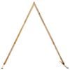 vidaXL Poroka Arch Svetlo rjava 202 x 95 x 254 cm Masivno borovo les