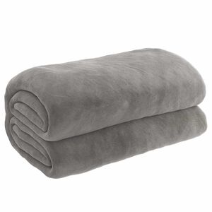 vidaXL Obtežena odeja s prevleko siva 150x200 cm 11 kg blago