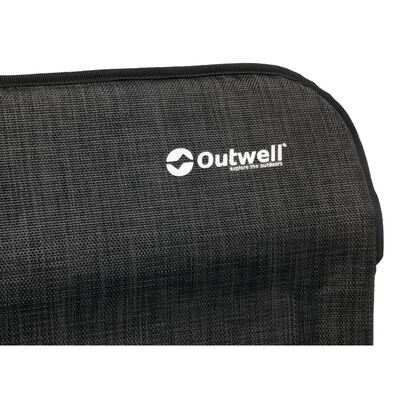 Outwell Zložljiv stol Melville črn in siv
