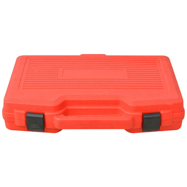 vidaXL Poteg za zobnike Rdeča Jeklo