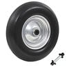 vidaXL Kolo za samokolnico z osjo trden PU 4,00-8 390 mm