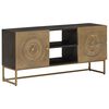 vidaXL TV omarica s predalom s polico Medenina 105 x 30 x 50 cm