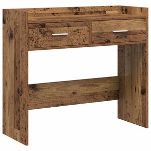 vidaXL Konzolna miza Star les 90 x 35 x 80 cm Inženirski les