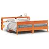 vidaXL Posteljni okvir brez vzmetnice vo&scaron;č. rjav 180x200 cm borovina