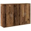 vidaXL Strani &scaron;al 2 pcs Star les 60 x 31 x 84 cm Konstruiran les