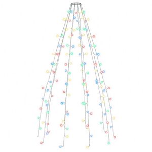 vidaXL Lučke za novoletno jelko 150 LED lučk barvne 150 cm