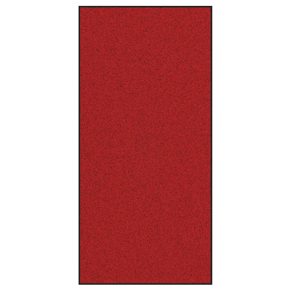 vidaXL Doormat Drugo Rdeča in črna 120 x 250 cm Polipropilen in vinil