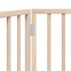 vidaXL Zložljiva pasja vrata 2 panela 160 cm topolov les