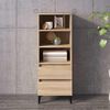 vidaXL Visoka omara sonoma hrast 40x36x110 cm inženirski les