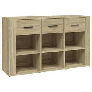 vidaXL Komoda sonoma hrast 100x30x59,5 cm inženirski les