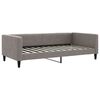 vidaXL Raztegljiva postelja taupe 100x200 cm blago