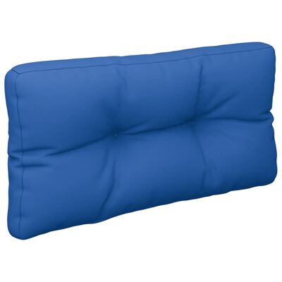 vidaXL Blazina za kavč iz palet kraljevsko modra 80x40x12 cm