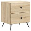 vidaXL Nočna omarica Sonoma hrast 43 x 34,5 x 47,5 cm Inženirski les