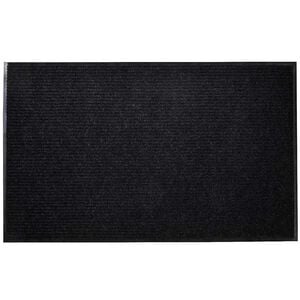 vidaXL Predpražnik črne 90 x 60 cm PVC