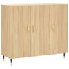 vidaXL Komoda sonoma hrast 90x34x80 cm konstruiran les
