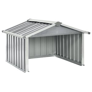 vidaXL Lopa za robotsko kosilnico 92x97x63 cm pocinkano jeklo siva