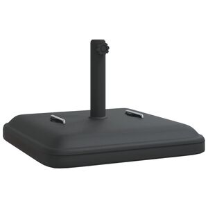 vidaXL Podstavek za senčnik z ročaji za drog &Oslash;38/48 mm 27 kg kvadraten