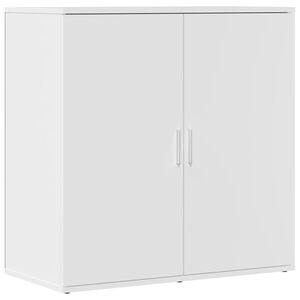 vidaXL Komoda bela 79x38x80 cm inženirski les