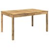vidaXL Vrtnna jedilna miza Bela 147 x 88,5 x 75 cm Masiven les akacije
